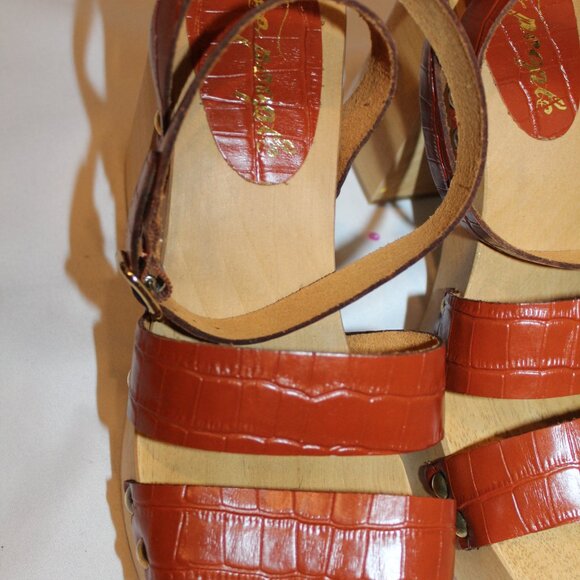 NIB Women's Free People Mallory Leather Clog Sandal EU 40 US 9-9.5 - Picture 4 of 7